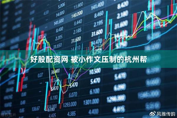 好股配资网 被小作文压制的杭州帮